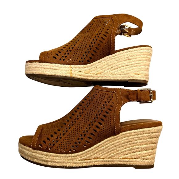 NWOT Liz Claiborne 9.5 Platform 3 In. Heel Women's Sandal Shoe 9 1/2 New No Tags - Picture 1 of 8